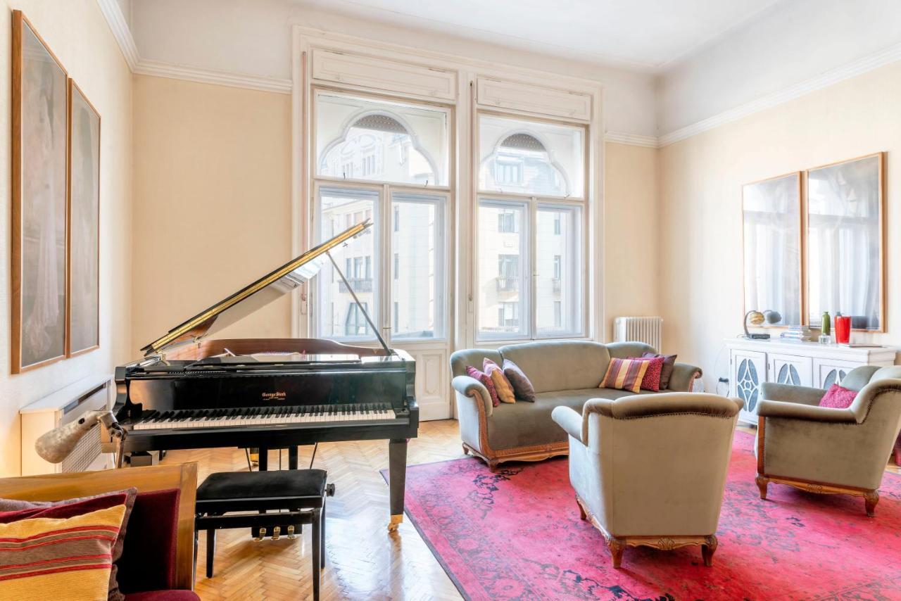 Stunning Spacious Art Nouveau Apart , Grand Piano Daire Budapeşte Dış mekan fotoğraf